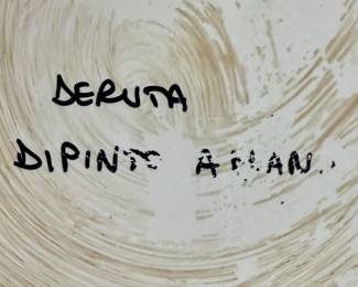 Deruta Dipint Aman Plates Made in Italy