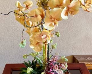 Orchid and Floral Arrangement