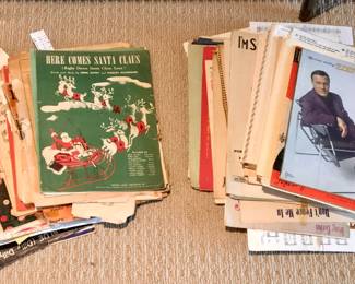 Vintage Sheet Music
