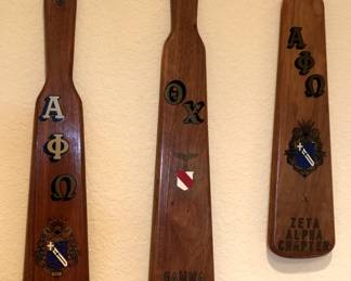 Fraternity paddles