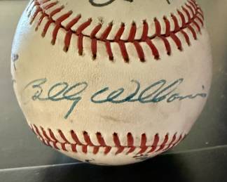 MLB baseball signed by Hall of Fame player Billy Williams who played primarily for the Chicago Cubs from 1959-1974 (to be authenticated)