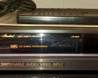 Fisher Video Cassette Recorder with Remote