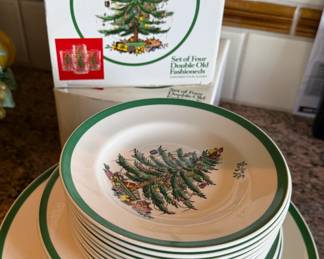 Spode Christmas Tree dishes