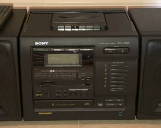 Sony CD Radio Cassette-Corder with Remote