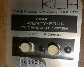 KLH Twenty-Four Loudspeaker System