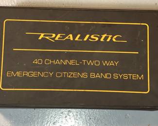 Realistic 40 Channel - Two Way Emergency Citizens Band System