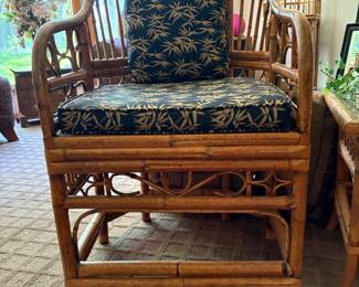 Vintage Bamboo accent chairs