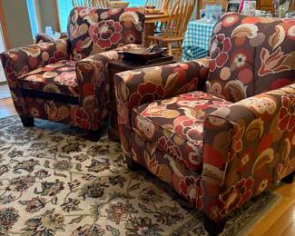 Cute floral chairs
