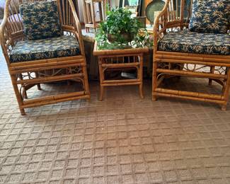 Vintage rattan furniture