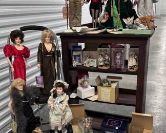 Vintage movie star dolls