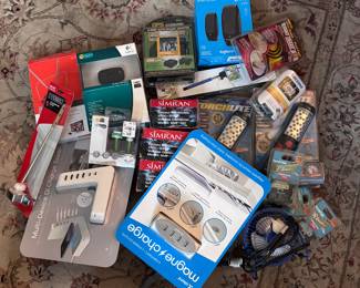 New in packages surge protectors and small electronics