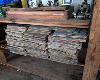 Available off site, email for more info > 400 vinyl records