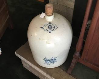 Monmouth Pottery Co. 6 gallon jug