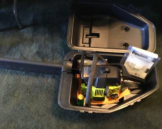 Poulan 16” chain saw w/ case