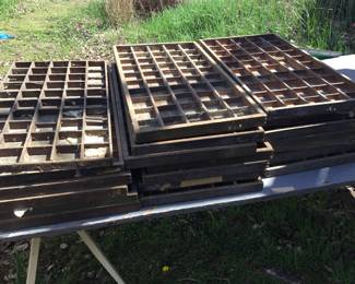 Star Watch Case wooden trays Ludington, MI “As Is”$1.00 each