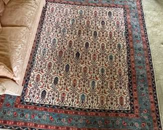8 1/2 x 9' 6" 100% Wool Pakistan Area Rug