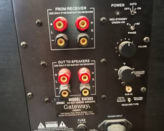 Gateway surround sound system (8 pieces)