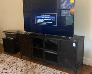 60” TV AND console table