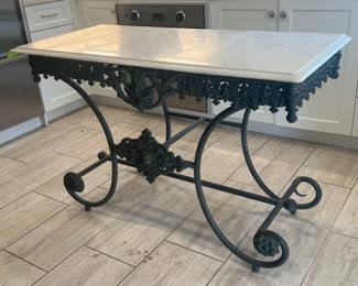 Marble top table