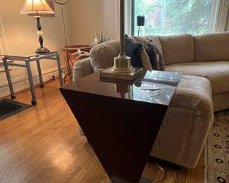 End tables and lamps