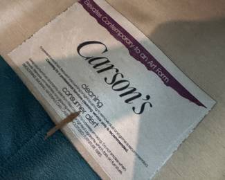 Label for Turquoise Sectional