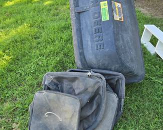 John Deere grass Catcher with 2 bags.