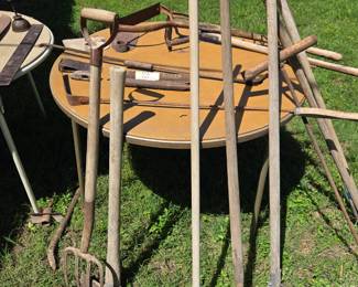 Vintage garden tools.