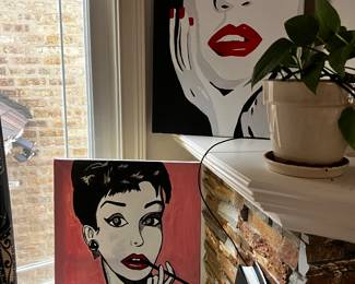 breakfast at Tiffany's oil and canvas
