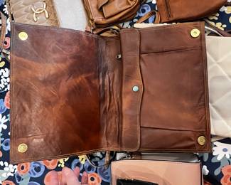 Crocodile leather bag