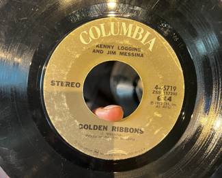 45rpm records Golden Ribbons Kenny Loggins and Jim Messina