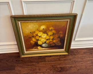 oil on  Canvas, still  life