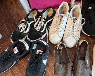 hiking boots, DV shoes,  GBG shoes, Adidas, Puma, Vincci, Nike, Steve Madden, Shade shoes, Call it spring, BP, Concorde, 