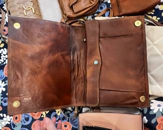 Crocodile leather bag