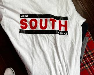 Mane South Hawks basketball T-shirt