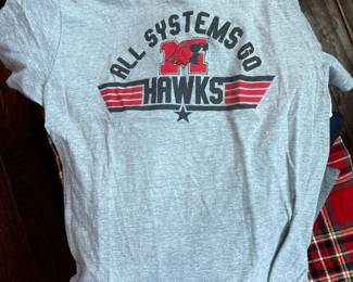 Mane South Hawks basketball T-shirt