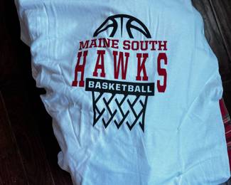 Mane South Hawks basketball T-shirt