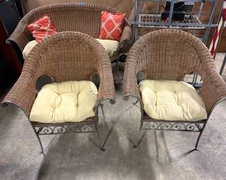 Wicker chairs