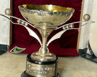Silver trophy