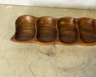 Wood turned servingware