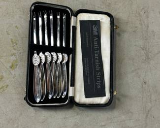 Silver plate lobster forks