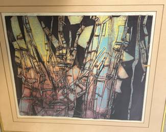 Lipanoso Signed Abstract