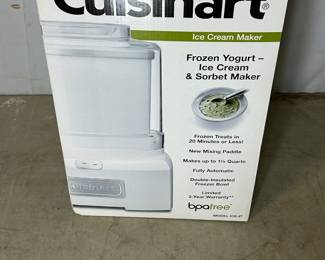 Cusinart ice cream maker?