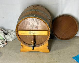 Wine barrel tap