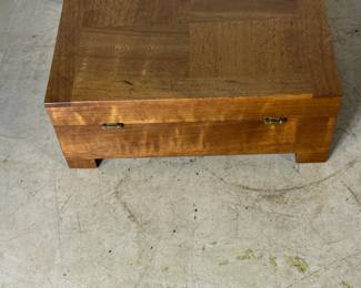 Metal lined wood box