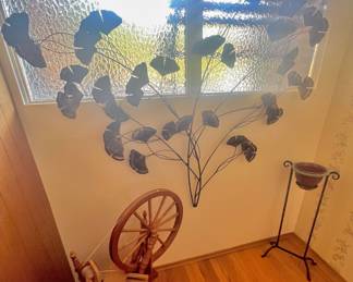 Ginkgo Tree Metal Wall Sculpture