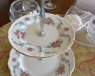 Royal Albert "Tranquillity" Two Tier Cupcake Stand