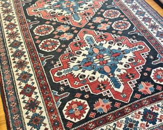 Blue & Red Persian Rug – 5.6' x 7.5