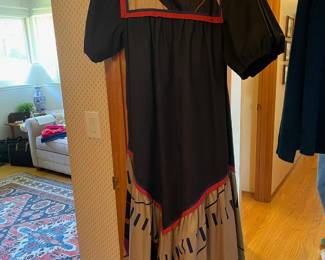 Jeffrey Barr Hawaiian Mumu Dress