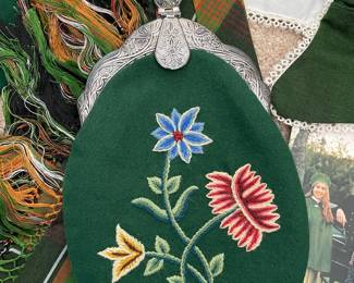 Traditional Nordlandsbunaden Set – Complete with Dress, Bonnet, Purse & Vest