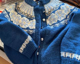 Nordic Knit Cardigan Sweater
